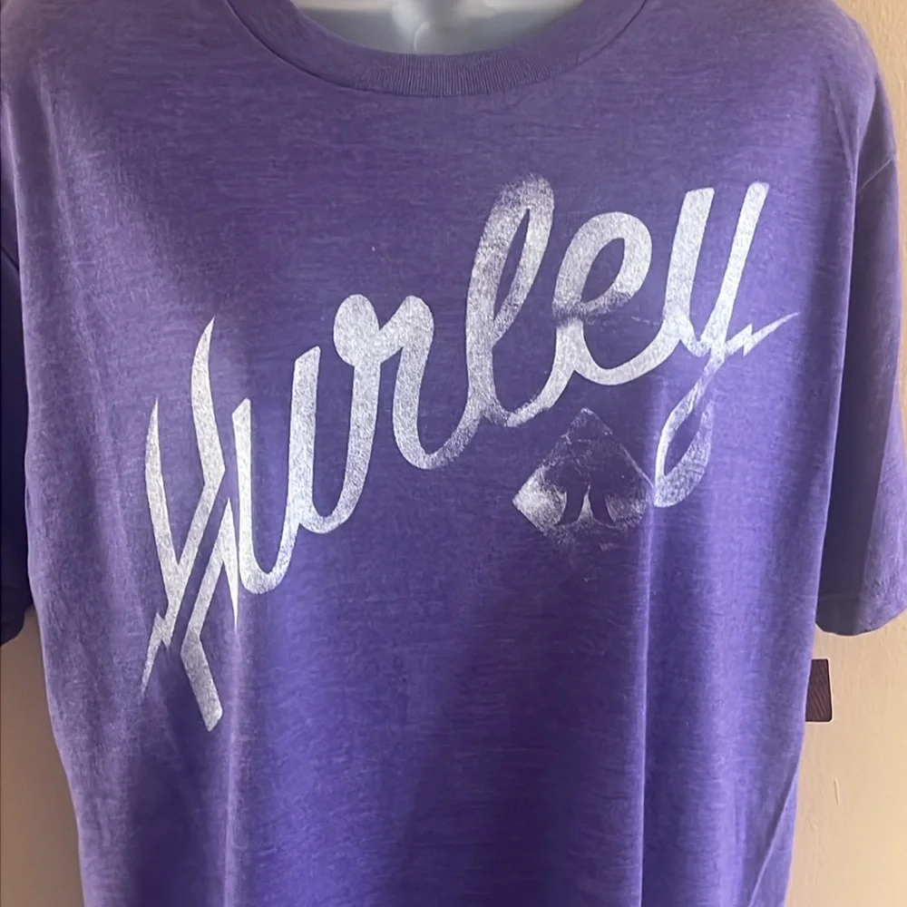 Hurley • Short Sleeve Purple Premium Fit Shirt - Picture 3 of 5